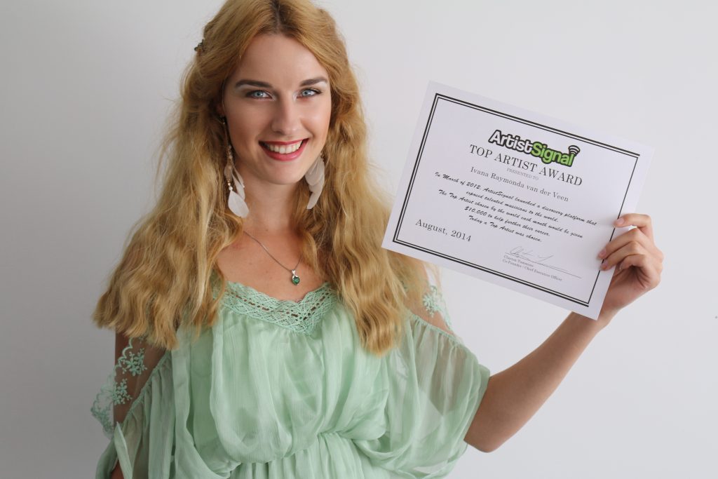ArtistSignal - Ivana Raymonda van der Veen - Top Artist Award